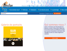 Tablet Screenshot of amilor.fr